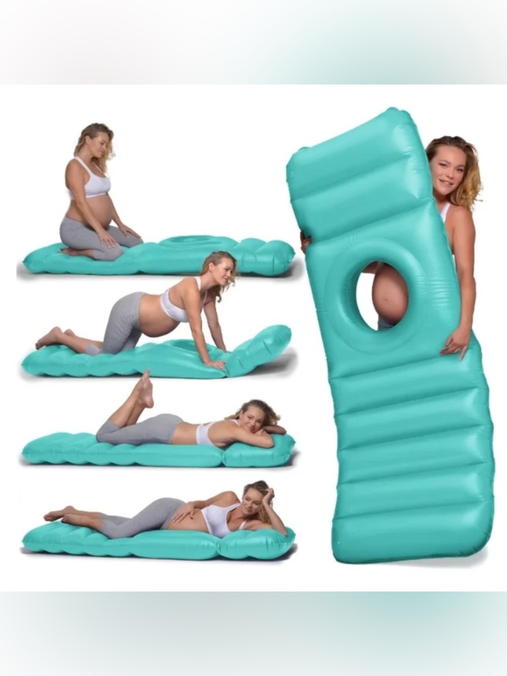 HOLO Mint Inflatable Pregnancy Float